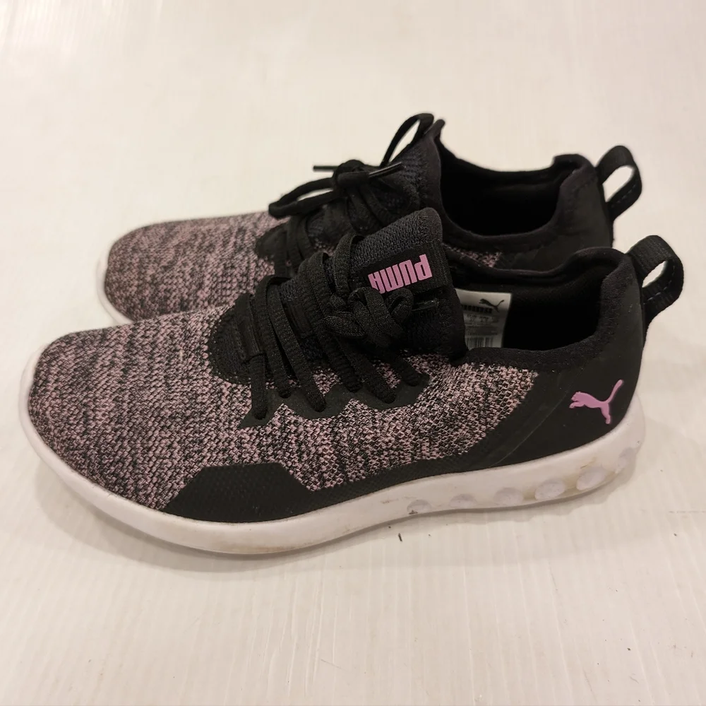 PUMA Carson 2 X women's knit Orchid Pink & black running shoes size 6.5